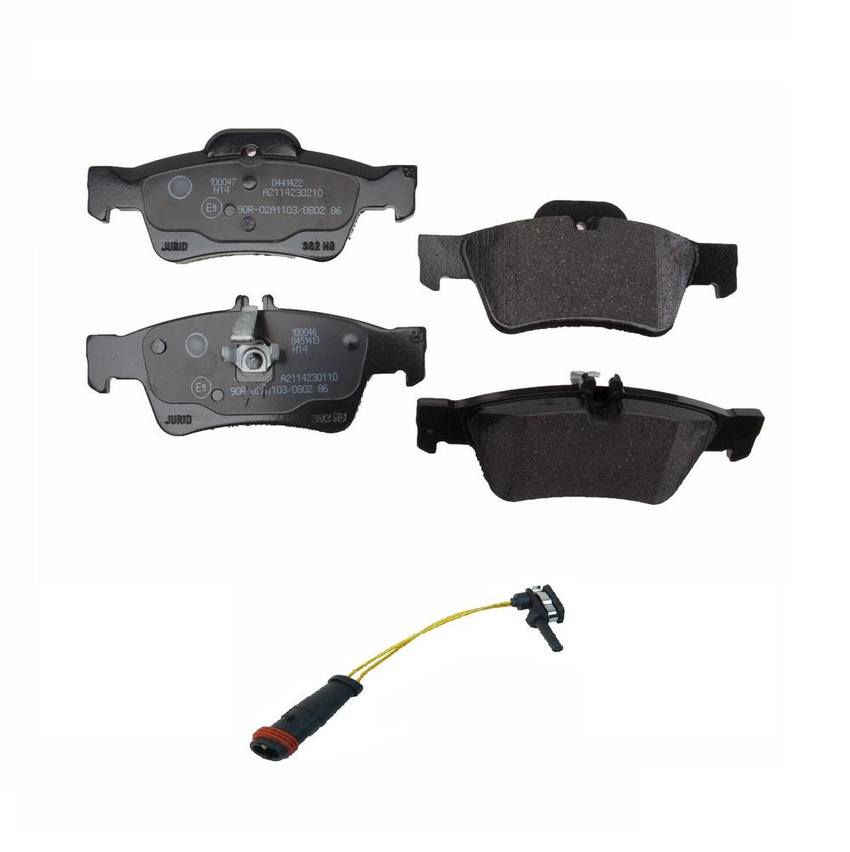 Mercedes Disc Brake Pad Set - Rear (With Sensor) 2115401717